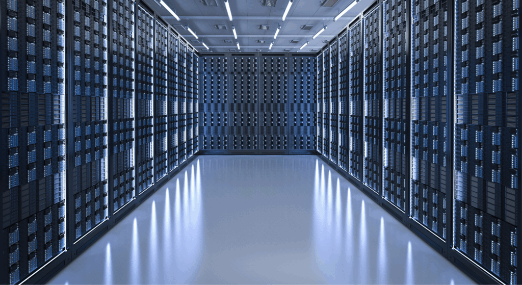 Serverraum mir Servern