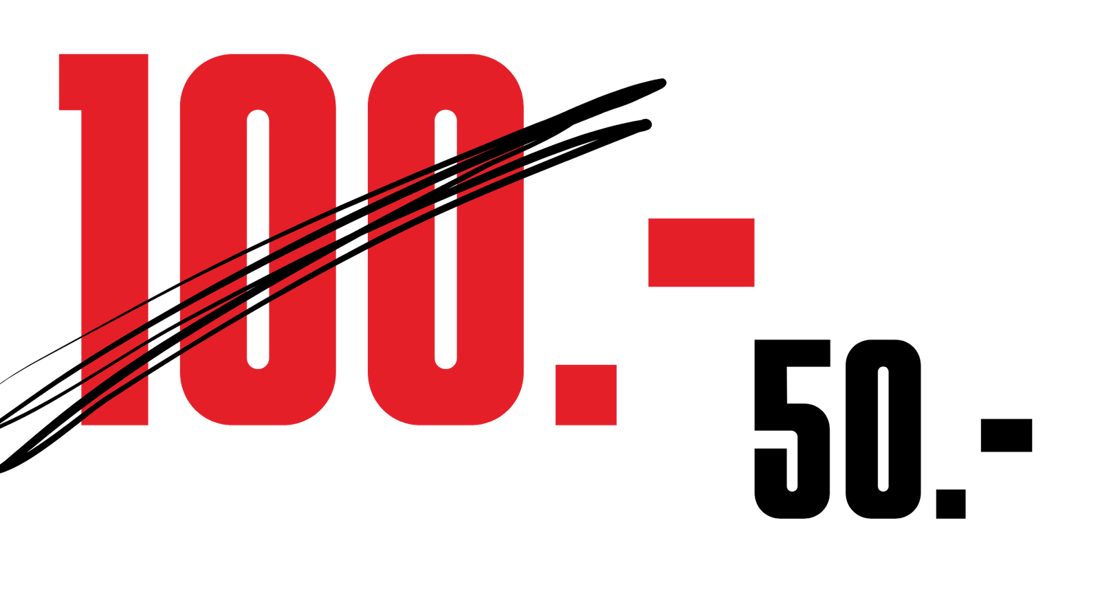 Angebotspreis von einhundert Euro