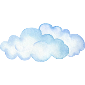 Eine Grafik mit einer blauen Wolke